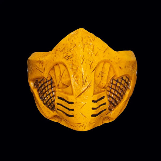 Hand-Made Mortal Kombat Scorpion Resin Mask